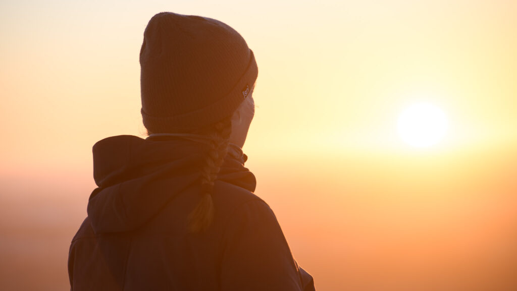 Soluppgång på Ålleberg
